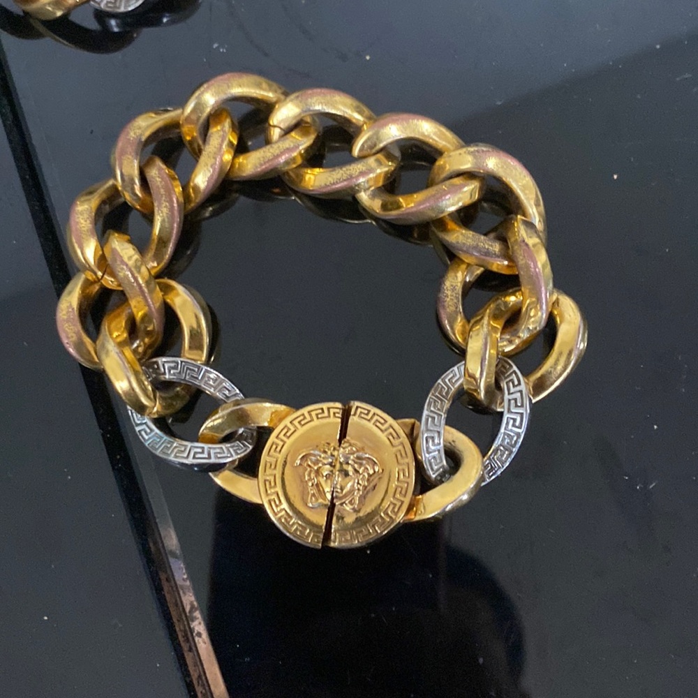 Gold Versace bracelet